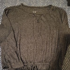 Girl's Size 8 - Justice - Black long sleeve top